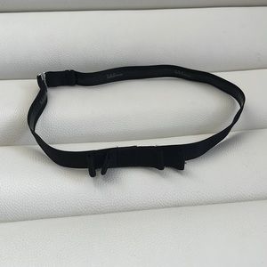 Black Lululemon Bow Headband Adjustable
